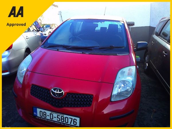 Toyota Yaris Hatchback, Petrol, 2008, Red