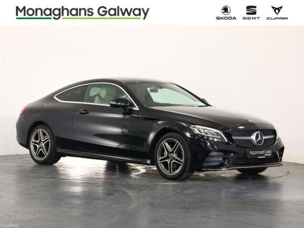 Mercedes-Benz C-Class Coupe, Diesel, 2019, Black