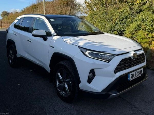 Toyota RAV4 SUV, Petrol Hybrid, 2020, White