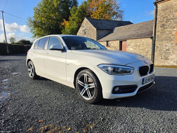 BMW 1-Series Hatchback, Petrol, 2015, White
