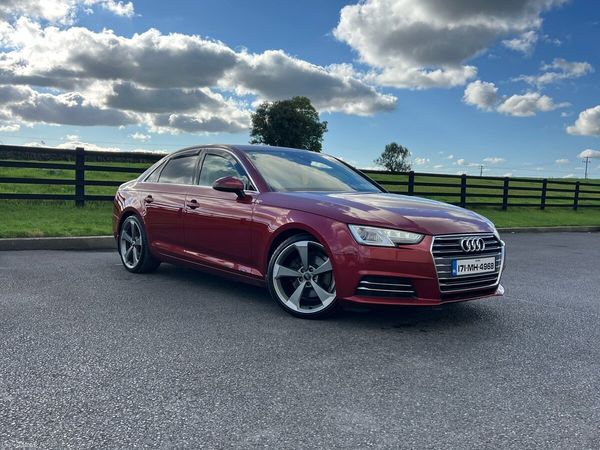Audi A4 Saloon, Diesel, 2017, Red