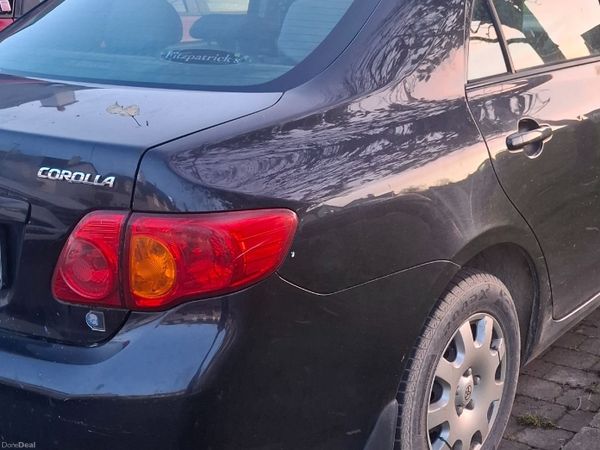 Toyota Corolla Saloon, Petrol, 2007, Black