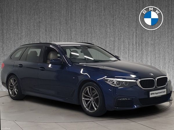 BMW 5-Series Estate, Diesel, 2019, Blue