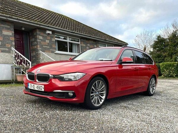 BMW 3-Series Estate, Diesel, 2017, Red