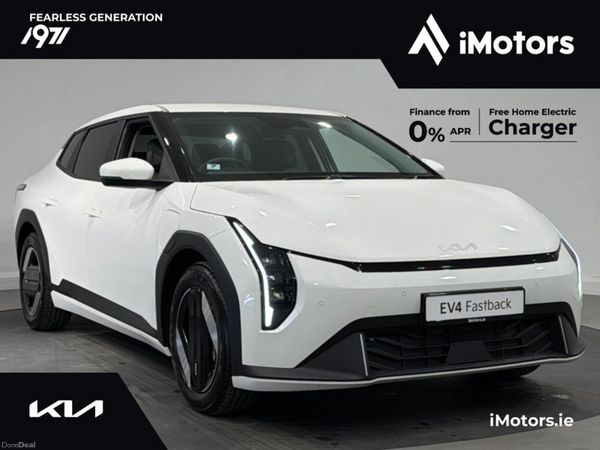 Kia EV4 Saloon, Electric, 2027, White