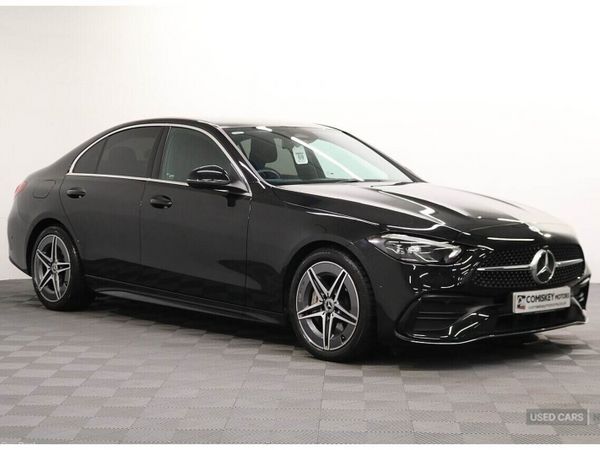 Mercedes-Benz C-Class Saloon, Diesel Hybrid, 2025, Black