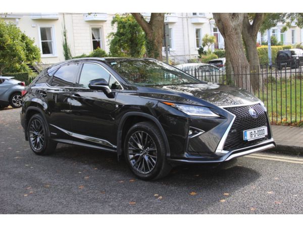 Lexus RX450H SUV, Petrol Hybrid, 2018, Black