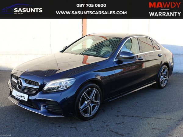 Mercedes-Benz C-Class Saloon, Diesel, 2018, Blue