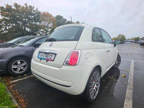Fiat 500 Hatchback, Petrol, 2014, White