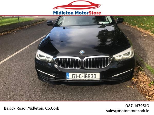 BMW 5-Series Saloon, Diesel, 2017, Black