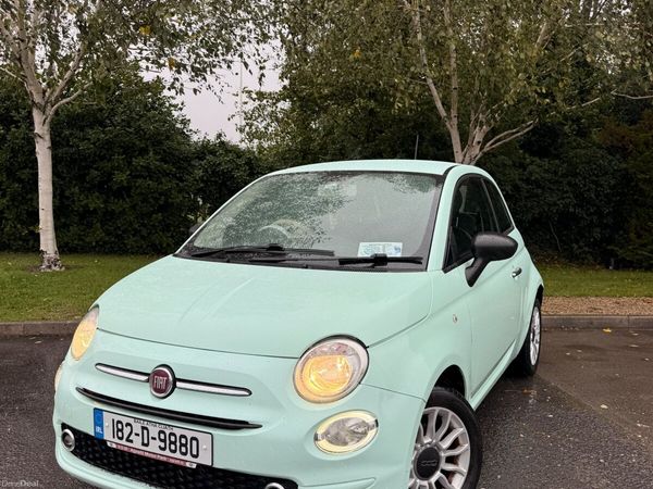 Fiat 500 Hatchback, Petrol, 2018, Green
