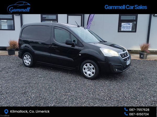 Peugeot Partner Van, Diesel, 2018, Black