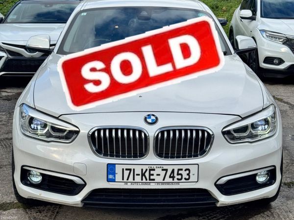 BMW 1-Series Hatchback, Petrol, 2017, White