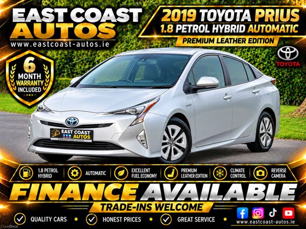Toyota Prius Hatchback, Petrol Hybrid, 2019, White
