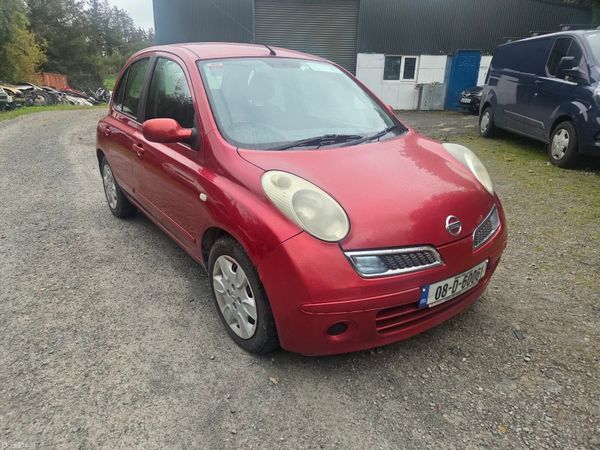 Nissan Micra Hatchback, Petrol, 2008, Red