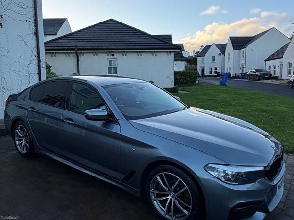 BMW 5-Series Saloon, Diesel, 2017, Blue