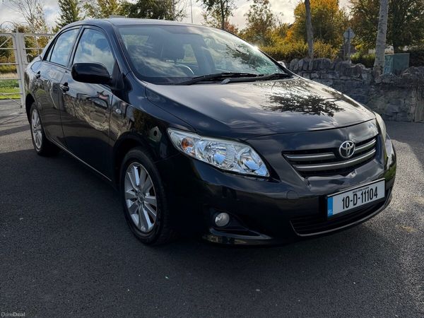 Toyota Corolla Saloon, Petrol, 2010, Black