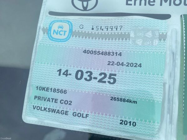 Volkswagen Golf Hatchback, Diesel, 2010, Grey