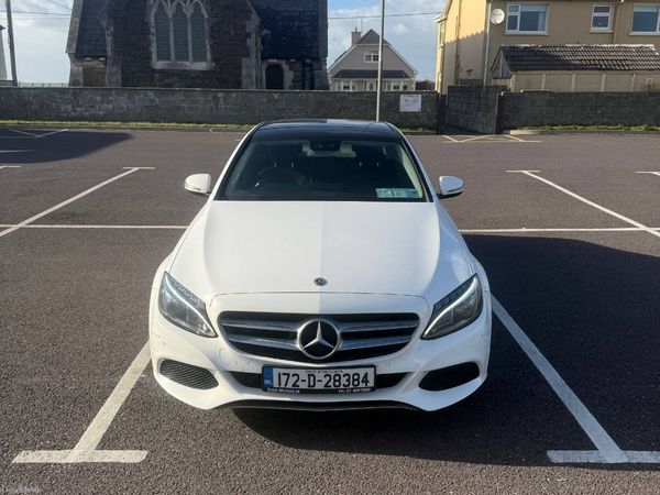 Mercedes-Benz C-Class Saloon, Petrol Plug-in Hybrid, 2017, White