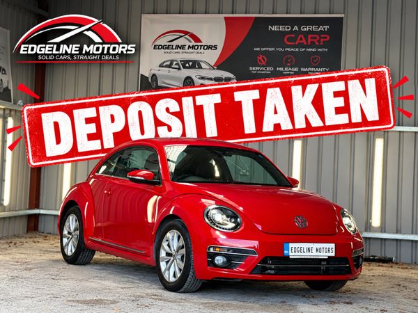 Volkswagen Beetle Hatchback, Petrol, 2018, Red