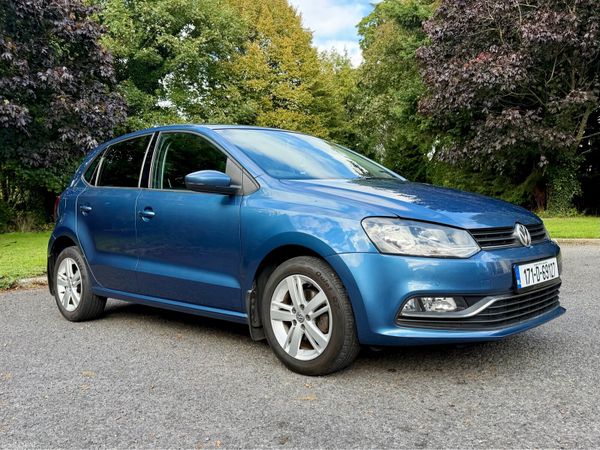 Volkswagen Polo Hatchback, Petrol, 2017, Blue