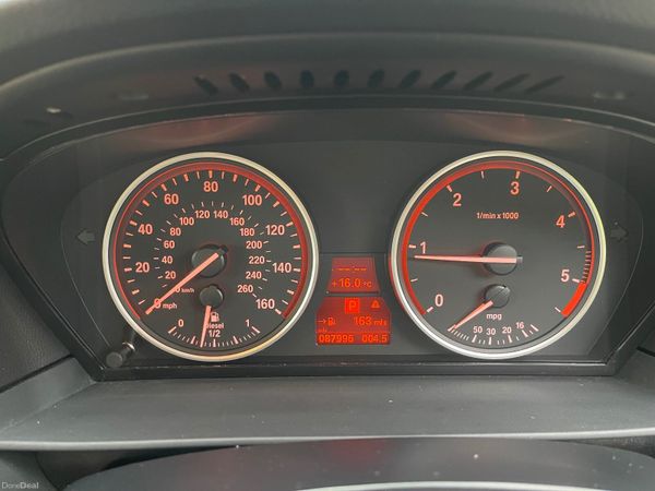 BMW 5-Series Saloon, Diesel, 2008, Blue