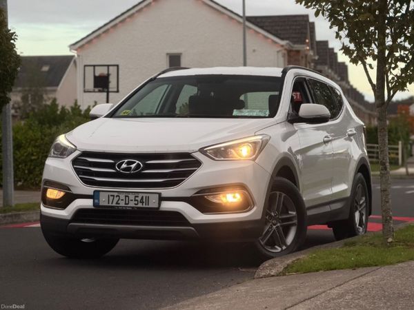 Hyundai Santa Fe SUV, Diesel, 2017, White