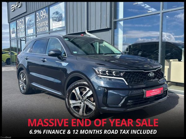 Kia Sorento SUV, Petrol Plug-in Hybrid, 2021, Blue