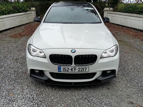 BMW 5-Series Saloon, Diesel, 2015, White