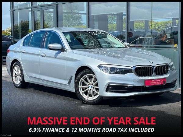 BMW 5-Series Saloon, Diesel, 2020, Silver