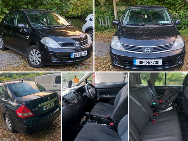 Nissan Tiida Saloon, Petrol, 2008, Black