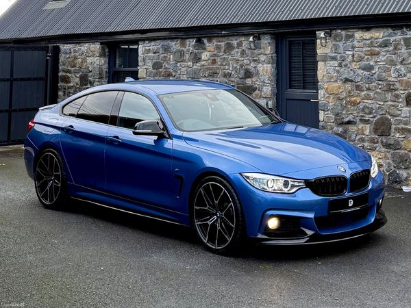 BMW 4-Series Saloon, Petrol, 2017, Blue