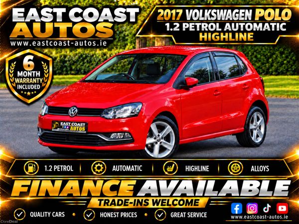 Volkswagen Polo Hatchback, Petrol, 2017, Red