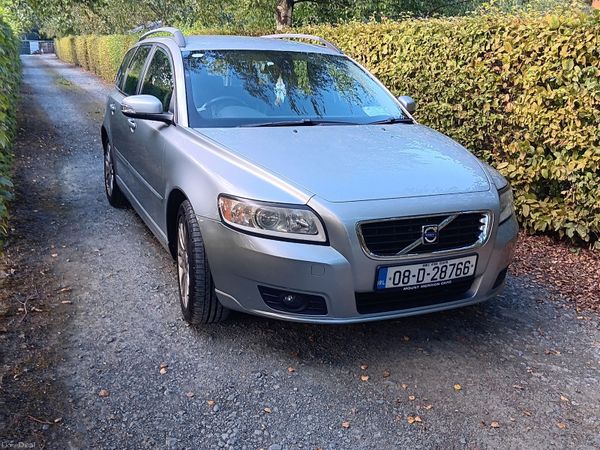 Volvo V50 Estate, Ethanol Petrol, 2008, Silver