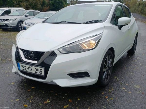 Nissan Micra Hatchback, Petrol, 2018, White