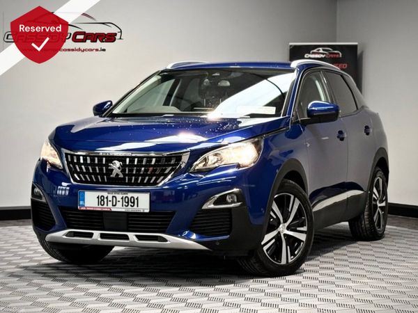 Peugeot 3008 MPV, Petrol, 2018, Blue