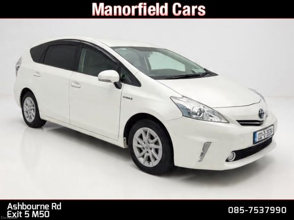 Toyota Prius MPV, Petrol Hybrid, 2013, White