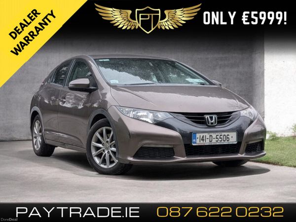 Honda Civic Hatchback, Diesel, 2014, Beige