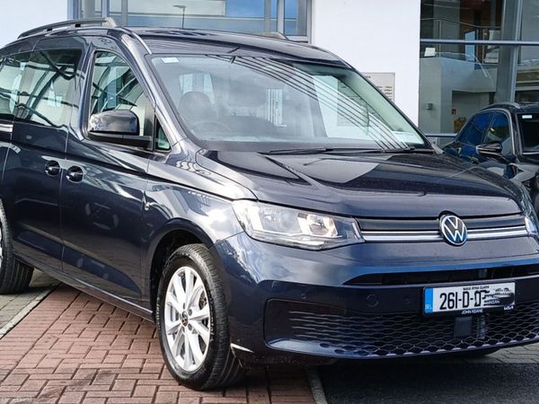 Volkswagen Caddy Maxi Life MPV, Petrol Plug-in Hybrid, 2026, Blue