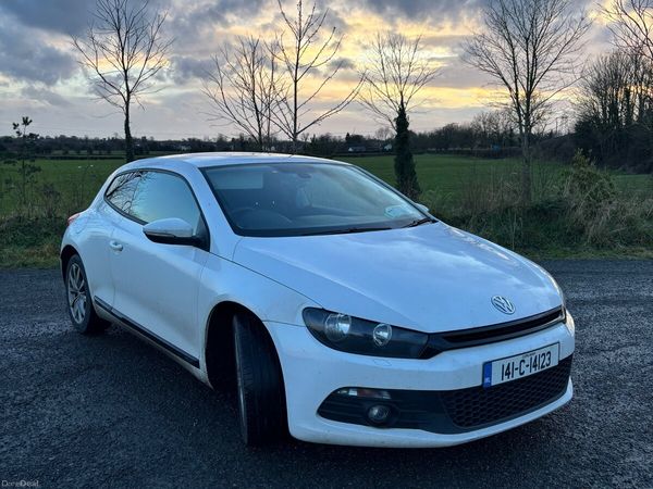 Volkswagen Scirocco Hatchback, Diesel, 2014, White