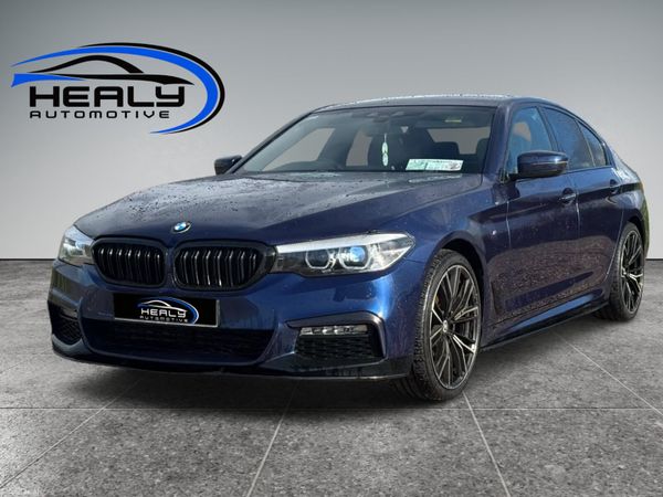 BMW 5-Series Saloon, Diesel, 2018, Blue