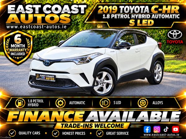 Toyota C-HR Hatchback, Petrol Hybrid, 2019, Grey