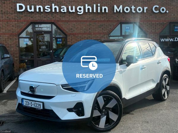 Volvo XC40 SUV, Electric, 2023, White