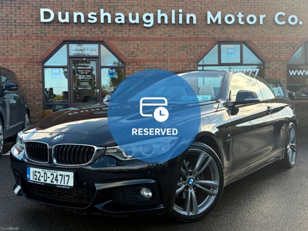 BMW 4-Series Convertible, Diesel, 2015, Black