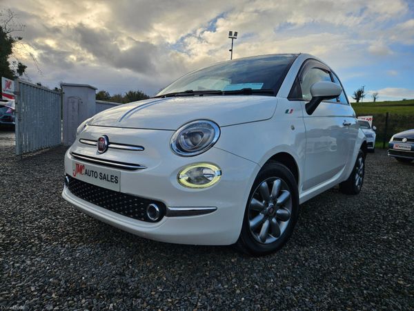 Fiat 500 Hatchback, Petrol, 2018, White