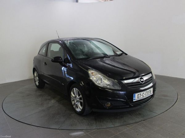 Opel Corsa Hatchback, Petrol, 2007, Black