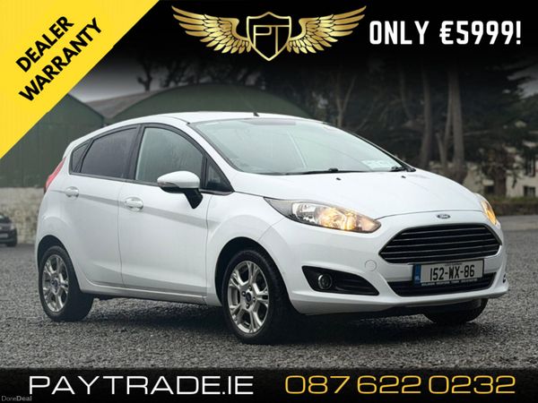 Ford Fiesta Hatchback, Petrol, 2015, White
