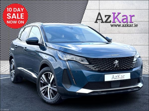 Peugeot 3008 SUV, Petrol Plug-in Hybrid, 2021, Blue
