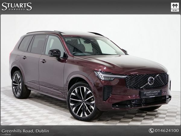 Volvo XC90 Estate, Petrol Plug-in Hybrid, 2026, Red