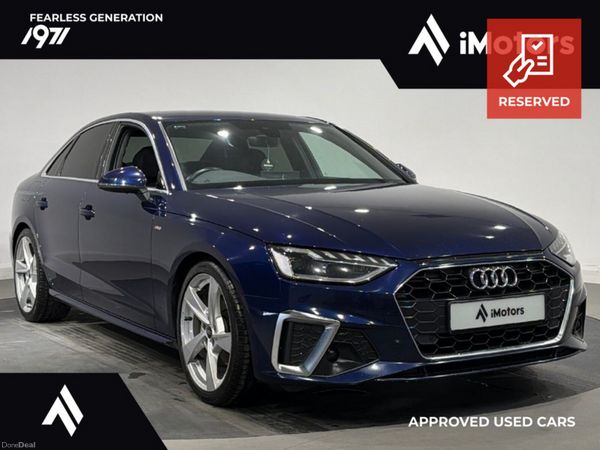 Audi A4 Saloon, Diesel, 2022, Blue